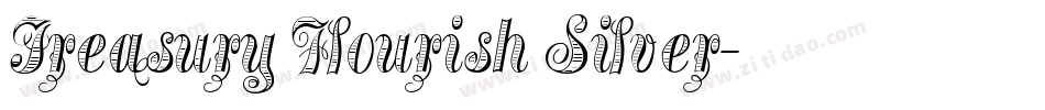 Treasury Flourish Silver字体转换